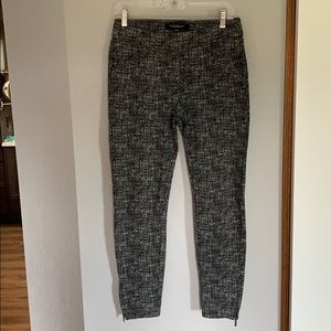 Black and white skinning pants